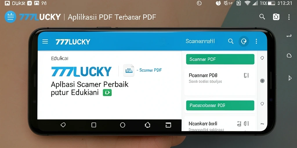 Tampilan antarmuka 777LUCKY dalam fungsi Scanner PDF yang intuitif.