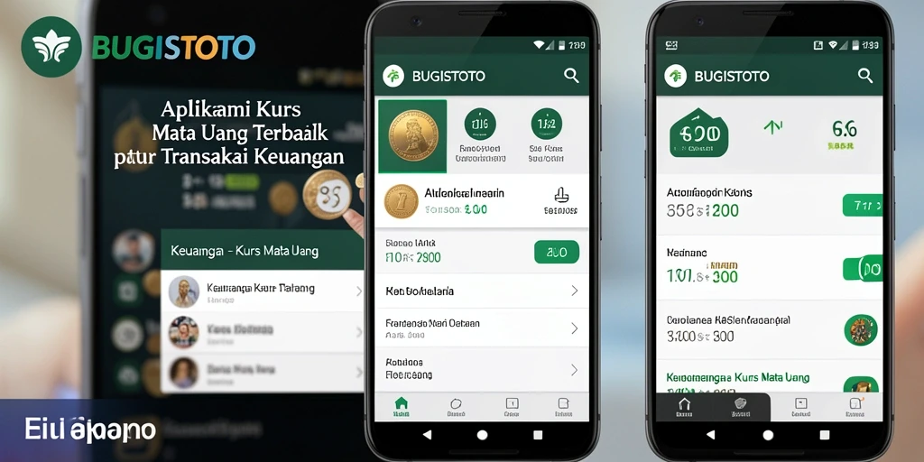 Antarmuka pengguna BUGISTOTO menampilkan grafik nilai tukar yang sederhana dan informatif.