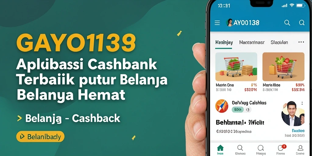 Antarmuka GAYO138 yang menarik dengan fitur Cashback yang mudah digunakan.