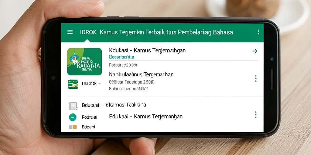 Tampilan interaktif aplikasi IDROK yang memudahkan pengguna.