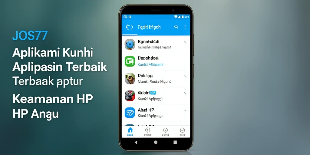 Antarmuka JOS77 yang intuitif dan efisien untuk kunci aplikasi.