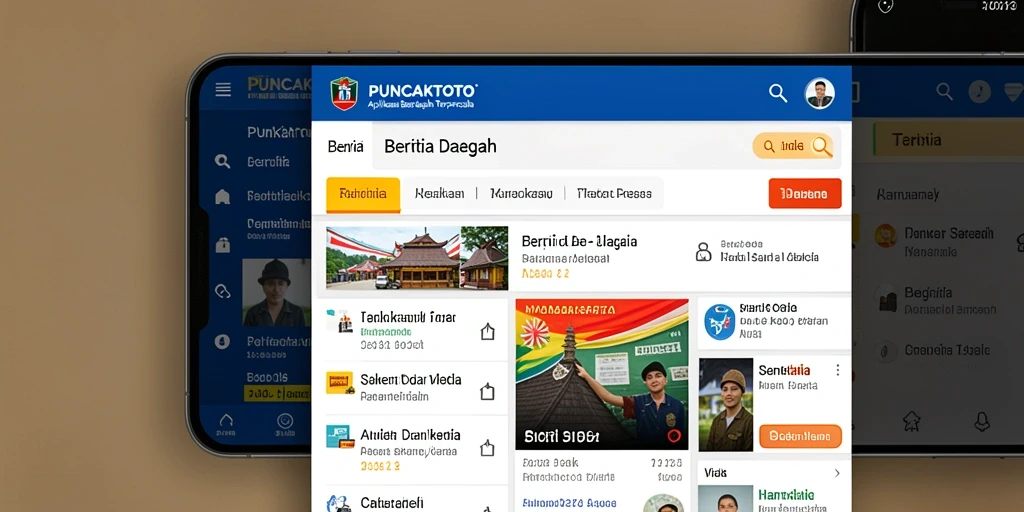 Antarmuka aplikasi PUNCAKTOTO yang menarik dan informatif.